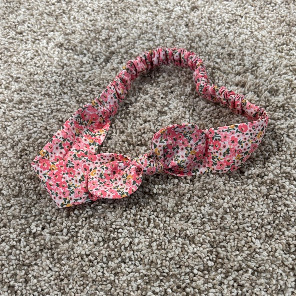 🟢10/$10 - Floral Pink Kids Headband